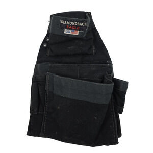 Vintage Diamondback Eagle Pouch Black Left Fastener Tool Belt Bag Made USA